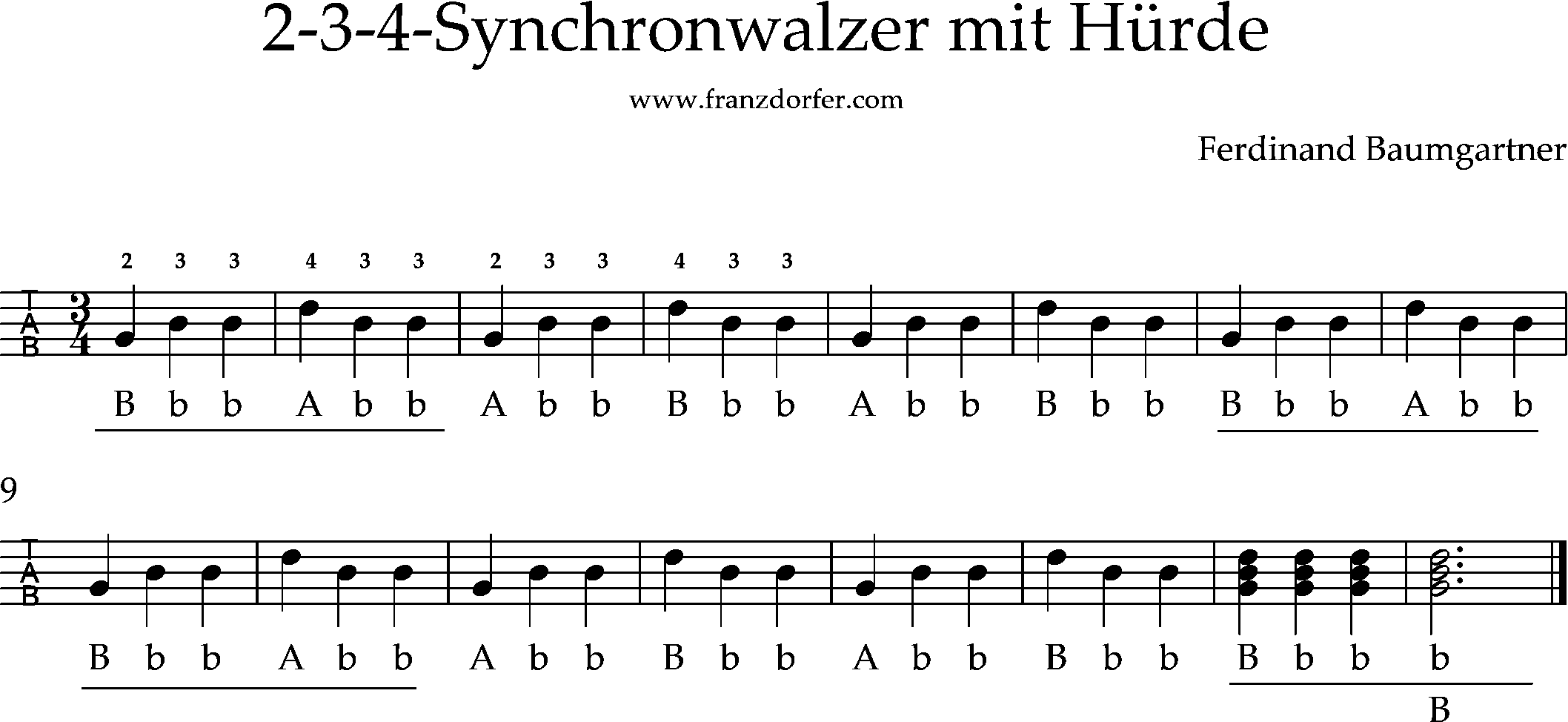 steirische lernen, 2-3-4-- walzer mit hürder